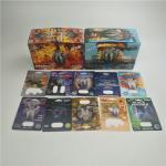 Rhino Capsule Pills 3D 9000 Rhino Blister Card Packaging CMYK for sale