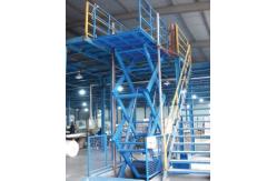 China Fixed Cargo Lift Table Hydraulic Scissor Lift Platform 2000Kg Loading Capacity supplier