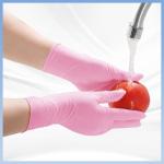 Oil Repellent Disposable Nitrile Glove Latex Free For Food Processing for sale