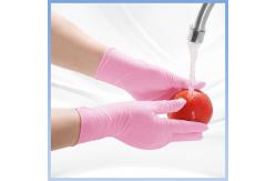 China Oil Repellent Disposable Nitrile Glove Latex Free For Food Processing supplier