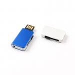 Customized Silver Metal USB Flash Drive Toshiba Flash Chips Inside