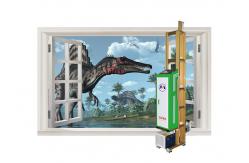 China Zkmc 3d Intelligent Direct To Wall Inkjet Printer Free Parts Provided supplier