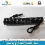 Customized Request Black Coiled Tool Lanyard for sale