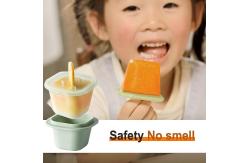 China Practical Harmless Silicone Icy Pole Moulds , FDA Silicone Push Up Ice Lolly Moulds supplier