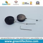 Retractable Pull Box Round Shape W/Rectangle Metal Sheet