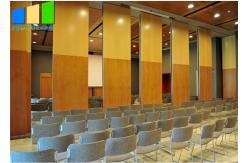 China Movable Dividing Folding Door Sliding Dividers Melamine Wooden Partition supplier