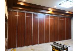 China 85mm Thickness Soundproof Operable Folding Partition Wall Easy Decorating supplier