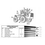 Custom Mechanical Control Cable , Farm Tractor Spare Parts Brake Control Cable for sale