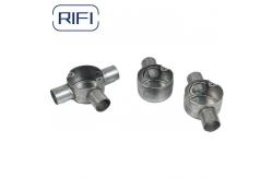 China GI Circular Junction Box 4 Way Malleable Iron Electrical Metal Enclosure Box supplier