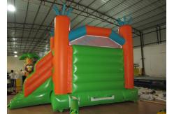 China Carotte / Rabbite Combo Inflatable Jump House Strong Pvc Fire Resistance For Backyard supplier