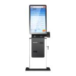 Self Payment Kiosk Manufacturer , Self Service Ticket Dispenser Machine With Bill Acceptor