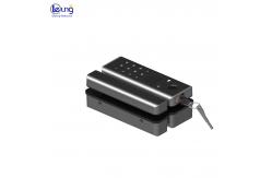 China Black Glass Digital Door Lock with Smart Tuya Wifi and Security Fingerprint supplier