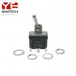 Industrial Metal Toggle Switch SPST IP68 Rating With Solder Terminal 