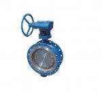 Ptfe Lined Butterfly Valve Cast Iron Lever Operated Wafer Type Manual Industrial Control Valves for sale