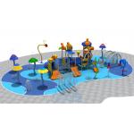 250sqm Residential Water Play Area with Non-Slip Mats and Fun Water Spray Devices for sale