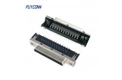 China Right Angle SCSI Connector PCB 14pin 20pin 36pin 50pin 68pin 100pin supplier