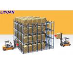 First In First Out Gravity Flow Pallet Rack With Steel Rollers Robot Welding