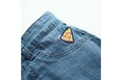 China Adjustable Mini Baby Girls Short Denim Skirt Embroidered Customized supplier