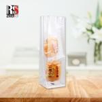 Recyclable Square Bottom Bakery Cellophane Bags With Convenient Window Feature