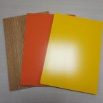 2mm 3mm 4mm 5mm Thick Solid Aluminum Composite Panel , Composite Metal Panel Gloss White for sale