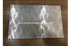 China Five Rib Pattern Aluminium Plain Sheet , Aluminium Alloy Sheet In Truck And Ship supplier