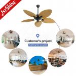 56 1stshine Ceiling Fan with Remote and Big Airflow Plastic Blades Simple Design