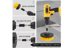 China Drill Brush Attachment  Cleaning Set All Purpose Medium Bristle Power Scrubber supplier