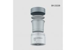China Mono material Double Wall Replaceable Cream Jar PP Refillable Jar Container supplier