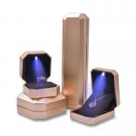 Customized Printing Small LED Jewelry Box Jewellery Ring Necklace Earings Gift Box for sale