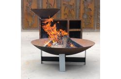 China ISO9001 Steel Fire Pit Replacement Bowl Corten Steel Rustic Red supplier