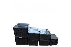 China Recycled Plastic ESD Safe Bins SMT Reel PP Component With Lid supplier