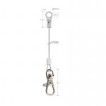 Lanyard Hook Security Wire Rope For Lights / Decorations Customized