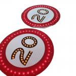 Customized Reflective Tape Steel Road Sign For Road Safety And Visibility