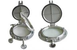 China Storm Cover Hinged Circle Custom Marine Windows Side Scuttle supplier