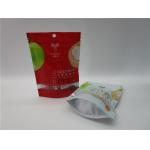 Custom Printed Laminated Pouches / Matte White Stand Up Pouches For Food Packaging