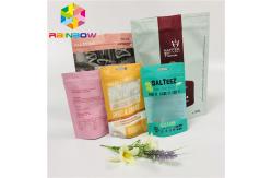 China Matte Tea Bags Packaging Stand Up Aluminum Foil Bag With Zipper / Tearing Notch supplier