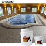 Custom Designs Resin Washed Pebble Stone Epoxy Slip Resistance And Easy Maintenance for sale