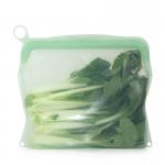 56 Oz Leakproof Dishwasher Safe Reusable Silicone Food Bags for sale
