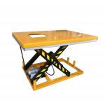 200 Lb 4000 Lbs Stationary Electric Lift Table Heavy Duty With Maintenance Holes for sale