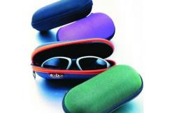 China Stylish Capsule Eyeglass Sunglasses Storage Case Resist Compression Fabric Puller supplier