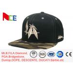 Street Style Hip Hop Snapback Hats , 6 Panels Youth Snapback Hats Eco Friendly for sale