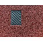 Double color pvc coil car mat carpet with non skid nail backing for sale