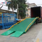 5-15tons Mobile Loading Dock Ramps Manual Temporary Dock Ramps