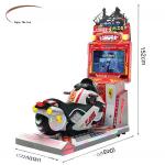 26'' LCD Screen Car Racing Game Machine Arcade Motorbike Simulator for sale