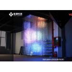 Full Color Events 3D Led Curtain Screen Light 1000Hz 0.375W for sale