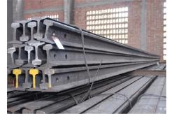 China High Tensile Strength Train Track Steel , Base Dimension 79.37mm Railway Track Material supplier