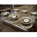 Painted Wire Rope Steel Horizontal Mooring Roller Open Type for sale