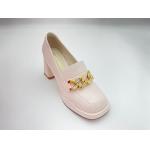 China Women white high heels with thick soled and easy to take off summer for lady for sale
