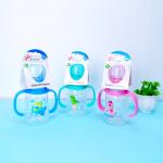5oz 130ml Standard Baby Feeding Bottle With Double Handle PP