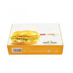 Custom Frozen Chicken Burger Boxes with Logo Branding Biodegradable Food Transport Packaging and Custom Sizes for sale